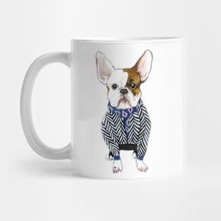 Serge the sad french bulldog Mug